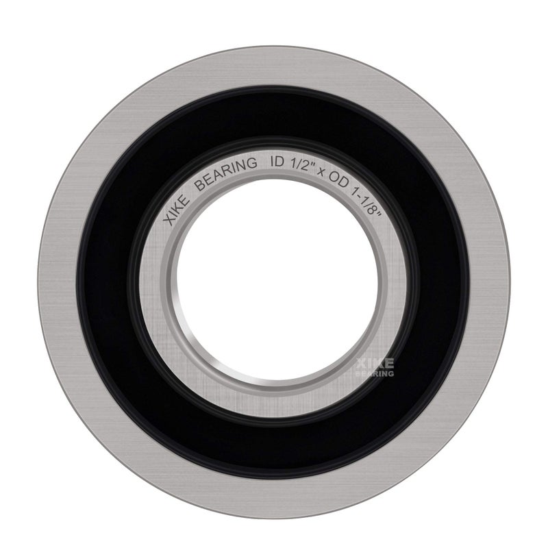 XiKe 10 Pack Flanged Ball Bearing ID 1/2"" x OD 1-1/8"", Suitable for Lawn Mower, Wheelbarrows, Carts & Hand Trucks Wheel Hub, Replacement for MTD, Honda, 12118 & Rotary 324 Etc. - Image 4